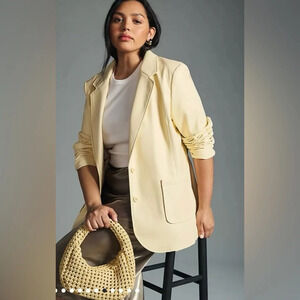 By Anthropologie Faux Leather Jacket